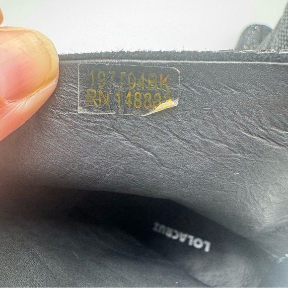 Lola Cruz Kiolo Boot Black Jeweled Sz 37 US 7 Bling Party New Years Eve Sparkle - Picture 9 of 11